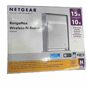Netgear RangeMax WNR834B 270 Mbps 4-Port 10/100 Wireless N Router...